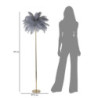 Lampadelle A Da Terra Palm Grigia cm ø 55x160
