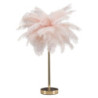 Lampadelle A Da Tavolo Palm Rosa cm ø 40x55