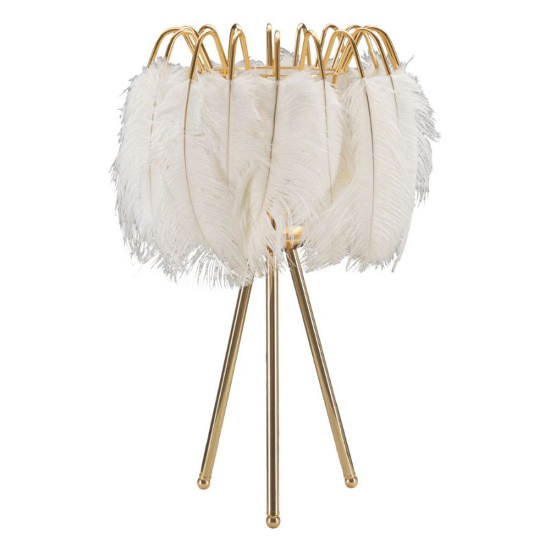 Lampadelle A Da Tavolo Feather Stand cm ø 40x60