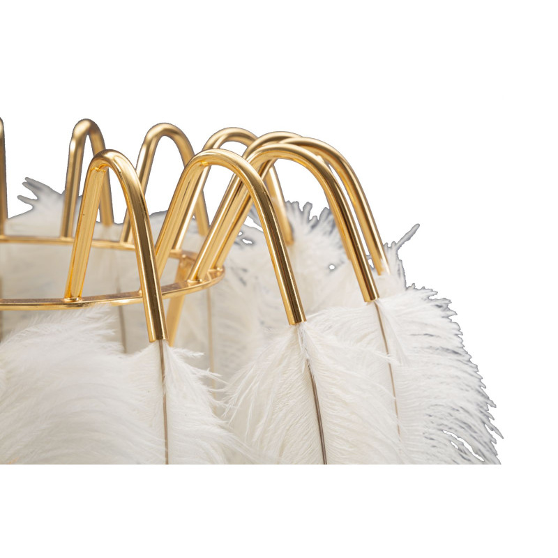 Lampadelle A Da Tavolo Feather Stand cm ø 40x60