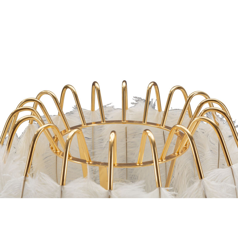 Lampadelle A Da Tavolo Feather Stand cm ø 40x60