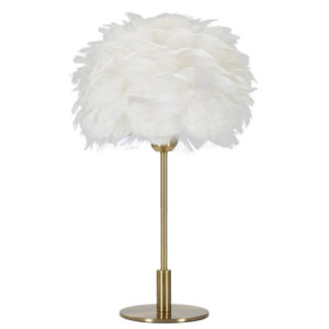 Lampadelle A Da Tavolo Ball Feather cm ø 30x50