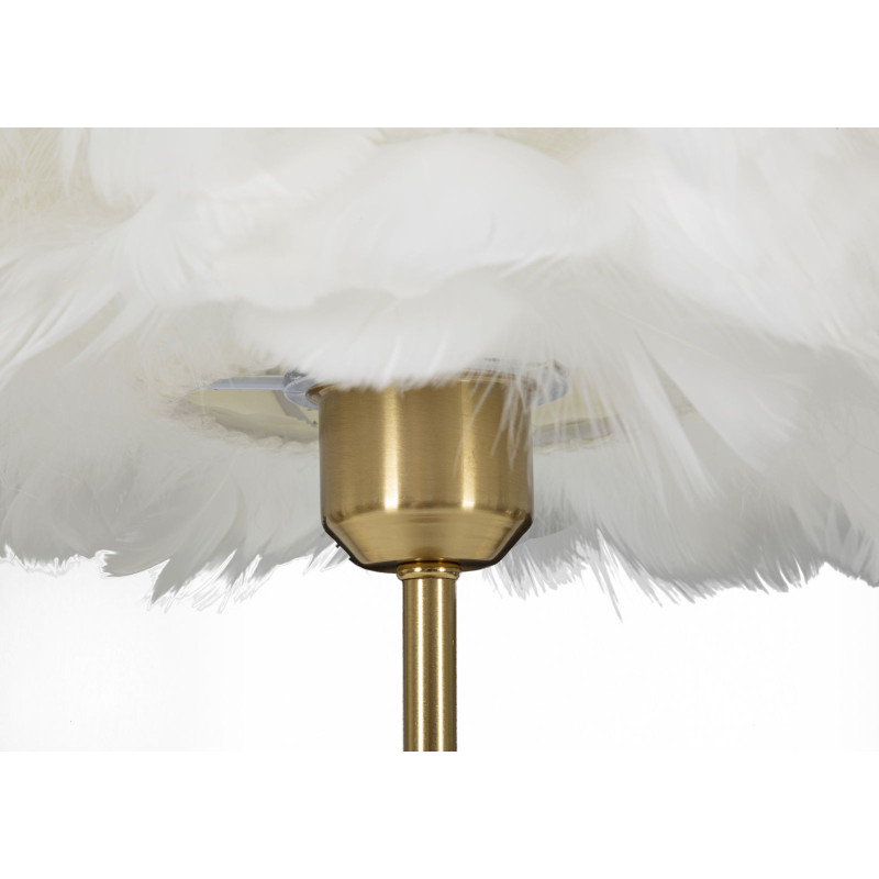 Lampadelle A Da Tavolo Ball Feather cm ø 30x50