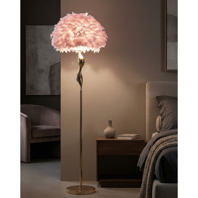 Lampadelle A Da Terra Slim Rosa cm ø 50x165
