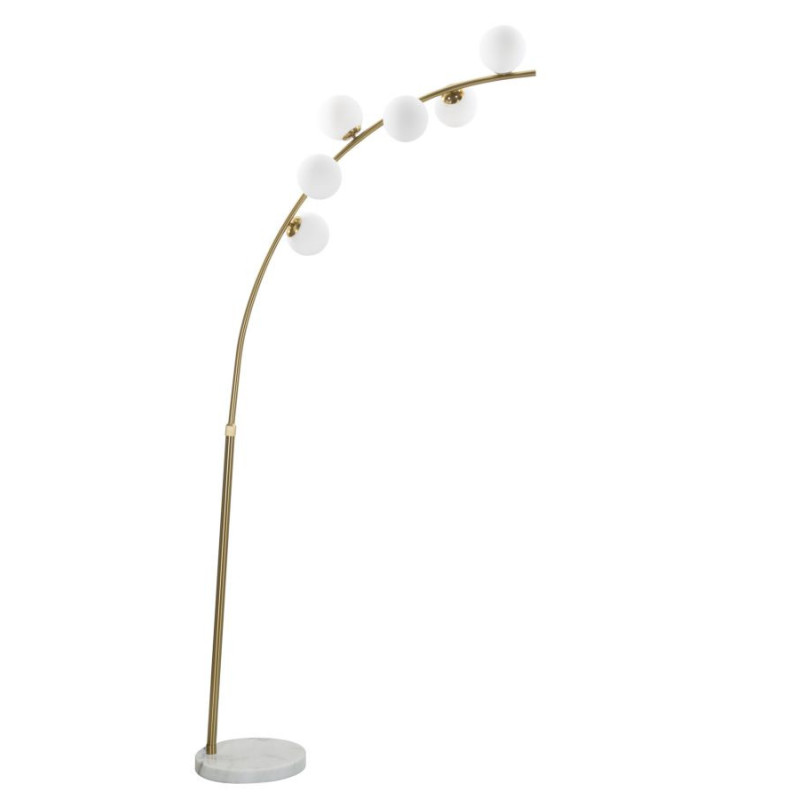 Lampadelle A Da Terra Glamy Arc 6 Luci cm 130x45x220-246