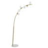 Lampadelle A Da Terra Glamy Arc 6 Luci cm 130x45x220-246