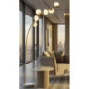 Lampadelle A Da Terra Glamy Arc 6 Luci cm 130x45x220-246