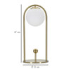 Lampadelle A Da Tavolo Glamy Arc -a- cm ø 21x47