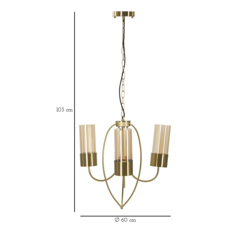 Lampadelle Ario Versailles 3 Luci cm ø 60x103