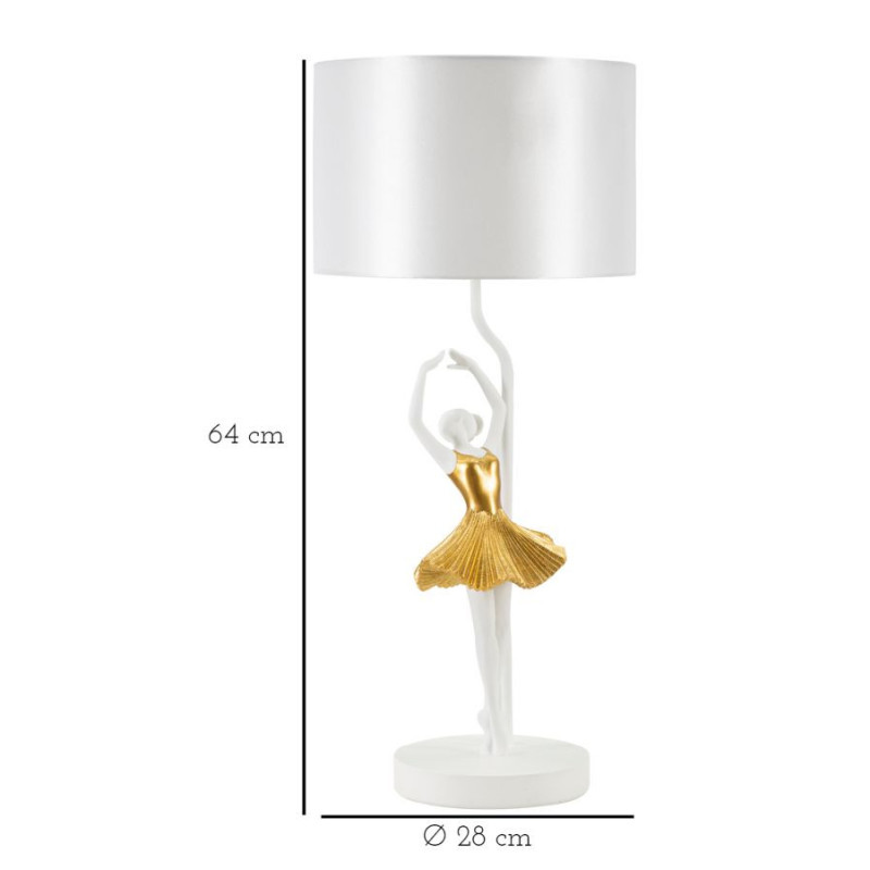 Lampadelle A Da Tavolo Ballerina cm ø 28x64