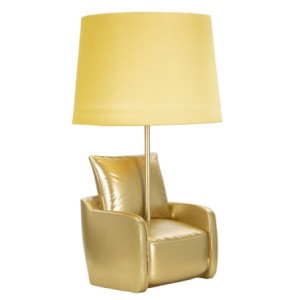 Zoom Lampadelle A Da Comodino Midcentury Gialla cm ø 26x46
