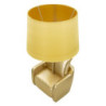 Lampadelle A Da Comodino Midcentury Gialla cm ø 26x46