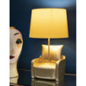 Lampadelle A Da Comodino Midcentury Gialla cm ø 26x46