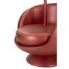 Lampadelle A Da Comodino Midcentury Rossa cm ø 26x43