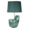 Lampadelle A Da Comodino Midcentury Turchese cm ø 26x43