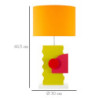 Lampadelle A Da Tavolo Color -b- 30x60,5