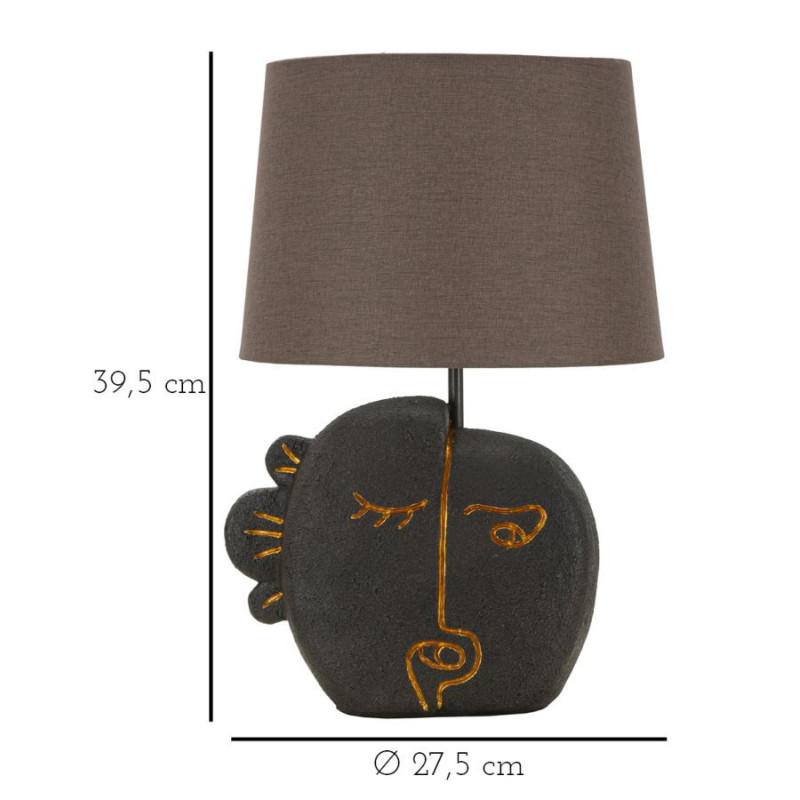 Lampadelle A Da Tavolo Tribal -b- cm ø 27,5x39,5