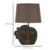 Lampadelle A Da Tavolo Tribal -b- cm ø 27,5x39,5