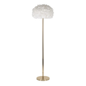 Lampadelle A Da Terra Feathers Slim Bianca cm ø 43x170