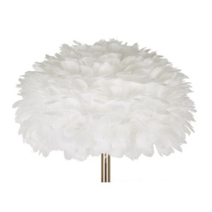 Zoom Lampadelle A Da Terra Feathers Slim Bianca cm ø 43x170