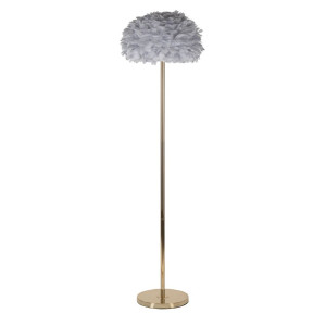 Lampadelle A Da Terra Feathers Slim Grigia cm ø 43x170