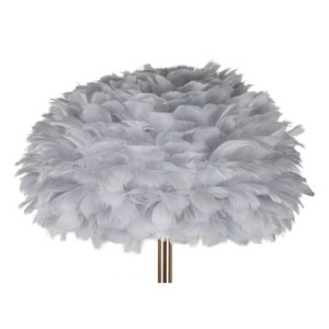 Zoom Lampadelle A Da Terra Feathers Slim Grigia cm ø 43x170