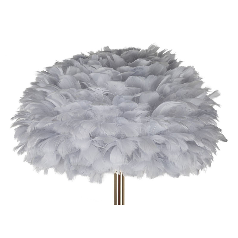 Lampadelle A Da Terra Feathers Slim Grigia cm ø 43x170