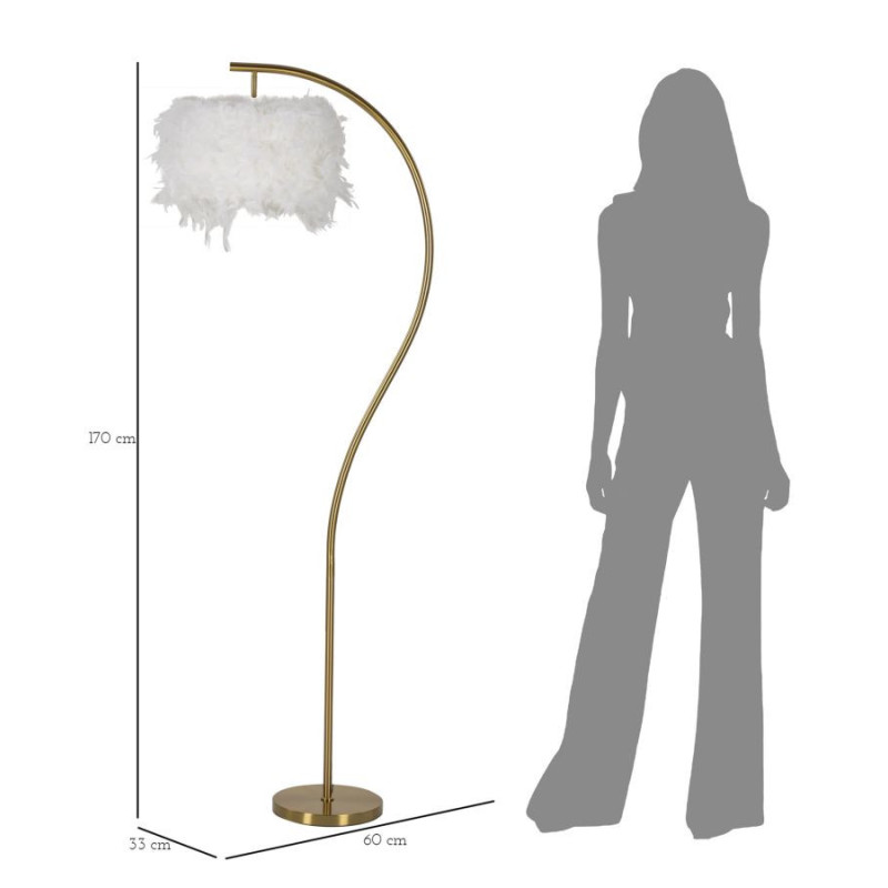 Lampadelle A Da Terra Semi Arc cm 60x33x170