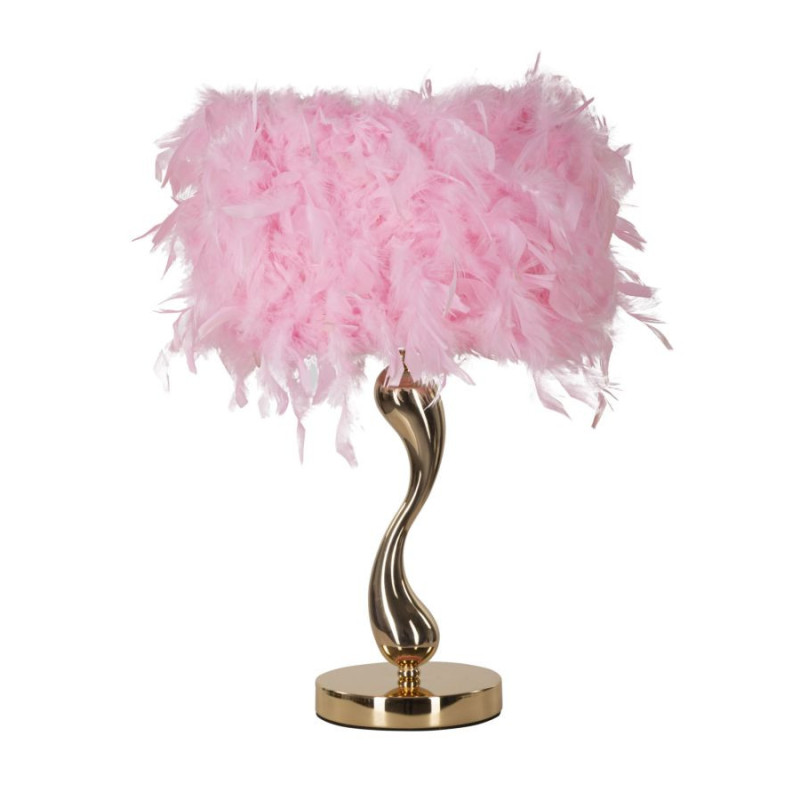 Lampadelle A Da Tavolo Cart Rosa cm ø 25x47