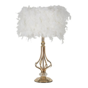 Lampadelle A Da Tavolo Tarty Bianca cm ø 25x54