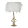 Lampadelle A Da Tavolo Tarty Bianca cm ø 25x54