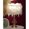 Lampadelle A Da Tavolo Tarty Bianca cm ø 25x54