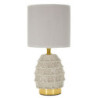 Lampadelle A Da Comodino Pigny Grigia cm ø 15x30,5
