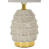 Lampadelle A Da Comodino Pigny Grigia cm ø 15x30,5