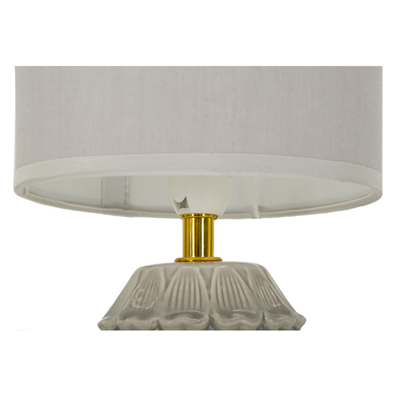 Lampadelle A Da Comodino Pigny Grigia cm ø 15x30,5