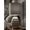 Lampadelle A Da Comodino Pigny Grigia cm ø 15x30,5