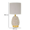 Lampadelle A Da Comodino Pigny Grigia cm ø 15x30,5