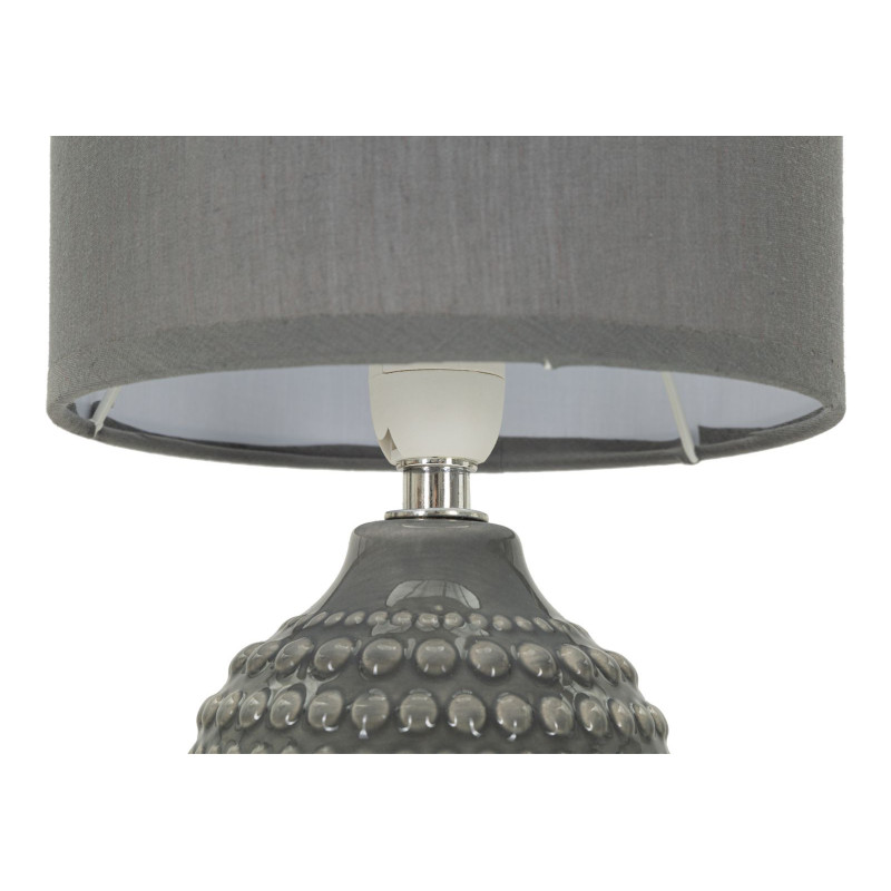 Lampadelle A Da Comodino Points Grigia cm ø 15x30,5