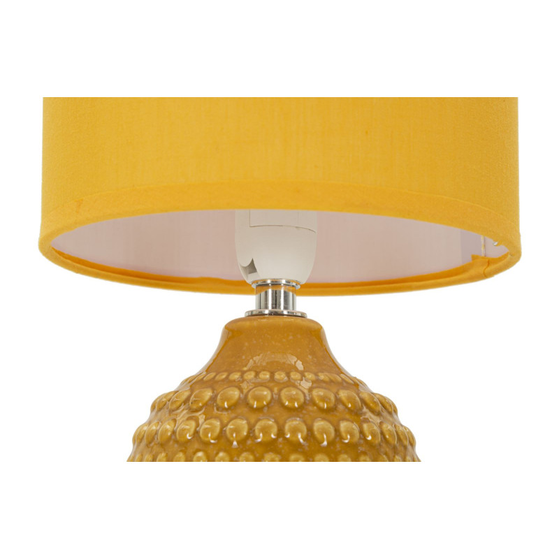 Lampadelle A Da Comodino Points Ocra cm ø 15x 30,5