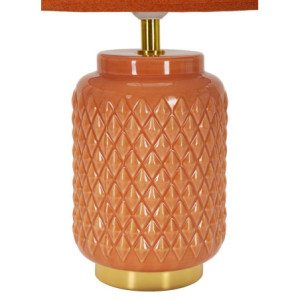 Zoom Lampadelle A Da Tavolo Square Arancione cm ø 28x44