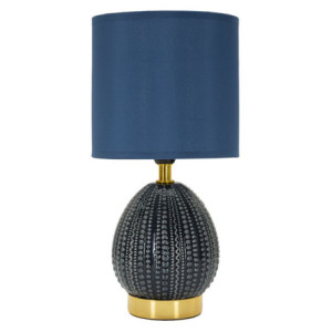 Lampadelle A Da Comodino Flavi Blu cm ø 15x30,5