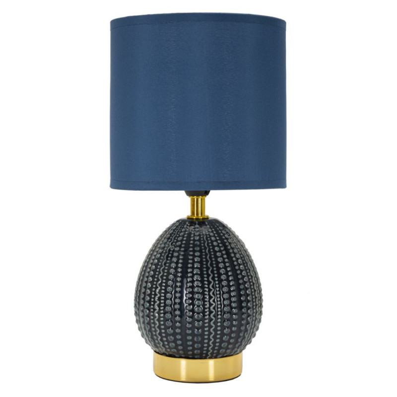 Lampadelle A Da Comodino Flavi Blu cm ø 15x30,5