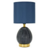 Lampadelle A Da Comodino Flavi Blu cm ø 15x30,5