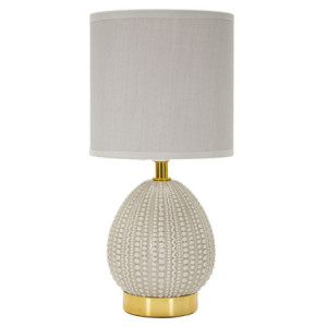Lampadelle A Da Comodino Flavi Grigia cm ø 15x30,5