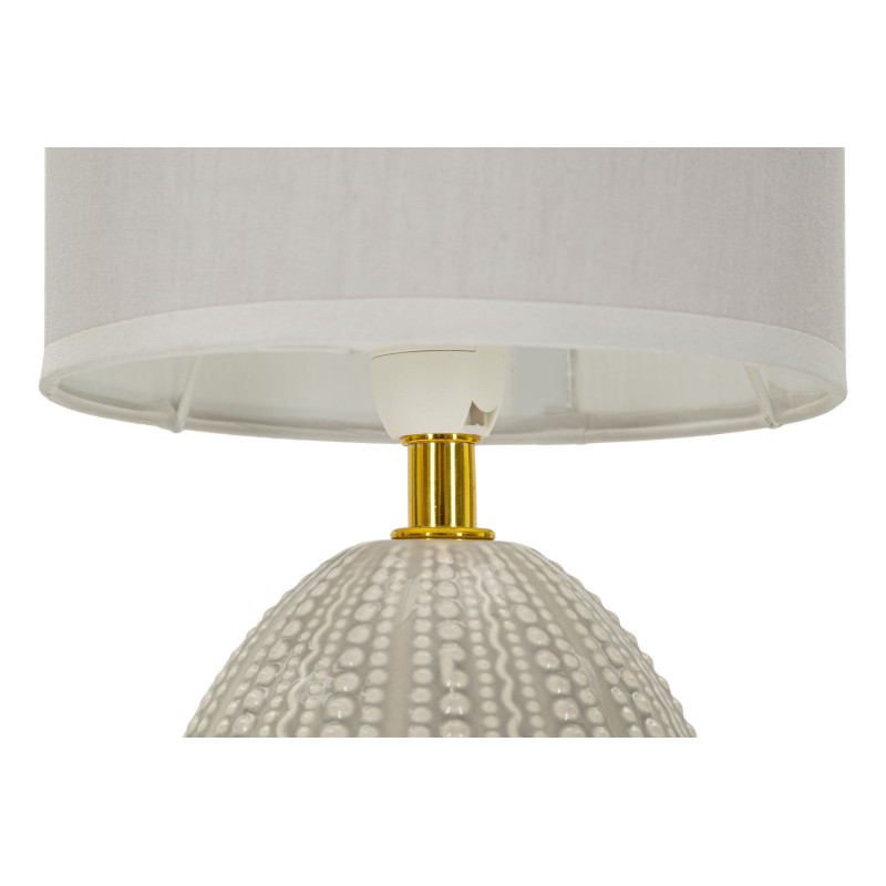Lampadelle A Da Comodino Flavi Grigia cm ø 15x30,5