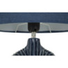 Lampadelle A Da Tavolo Seta Blu cm 28,5x15x43