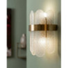 Lampadelle A Da Muro Gris cm 20x14x28
