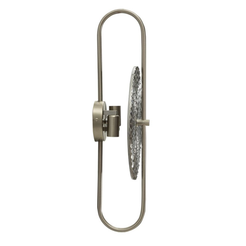 Lampadelle A Da Muro Silvery cm 28x15x54