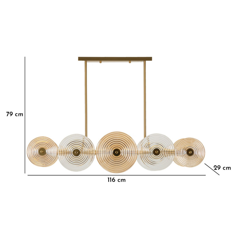 Lampadelle Ario Venice cm 116x27x79