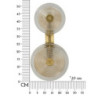Lampadelle A Da Muro Venice cm 25x10x52